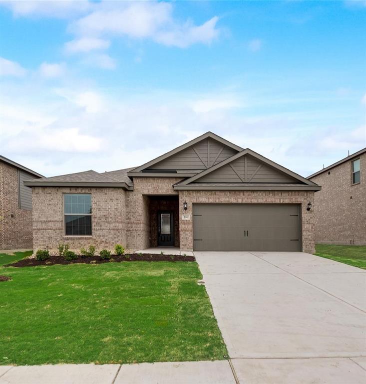 291 Wandering Stream Way Princeton, TX 75407 - Photo 2 of 22 a front view of house with yard and green space