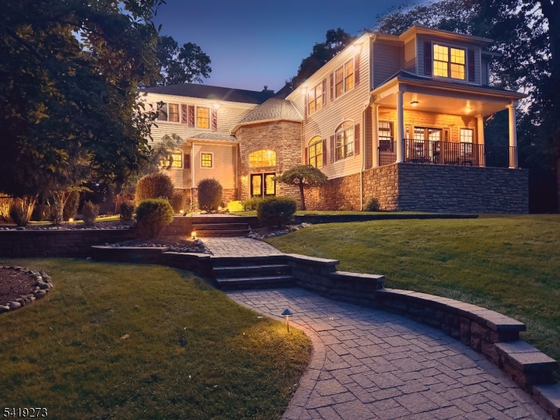 a view of a building with a yard