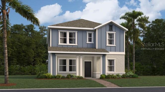 3129 Zuni Road St. Cloud, FL 34771 - Photo 1 of 1 a front view of a house with a yard