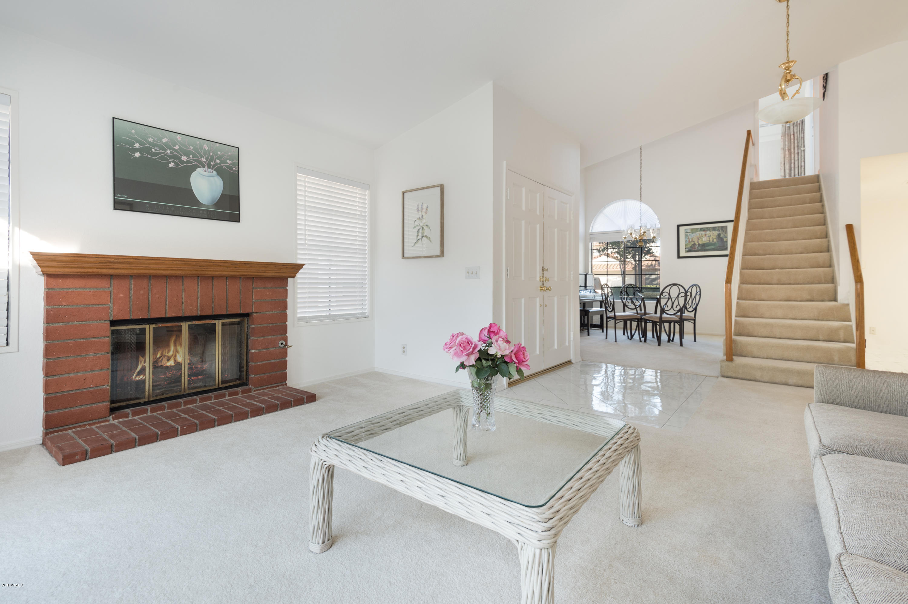 737 Congressional Road Simi Valley, CA 93065 - Photo 9 of 18 a living room with furniture and a fireplace