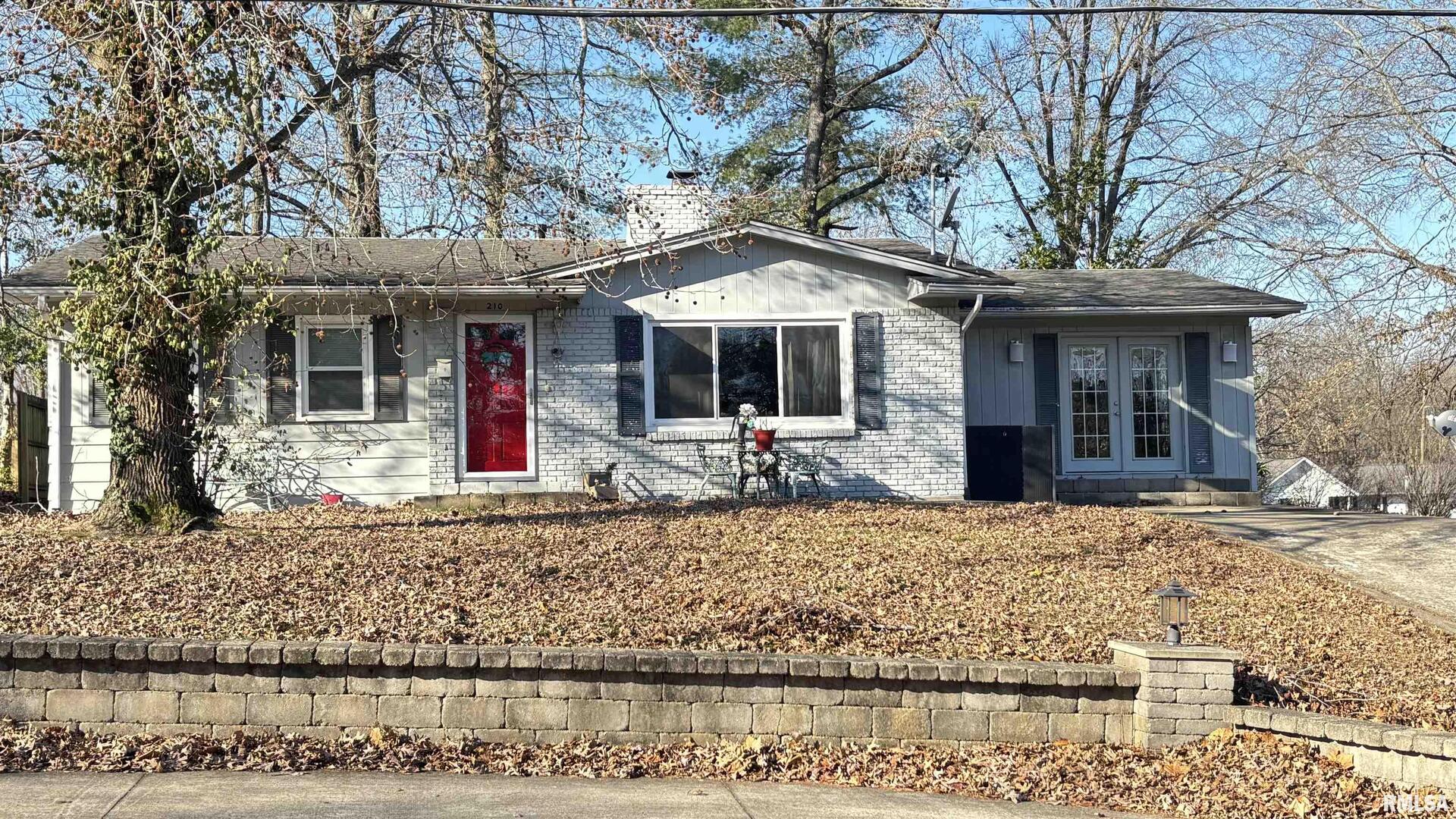 a front view of a house with porch