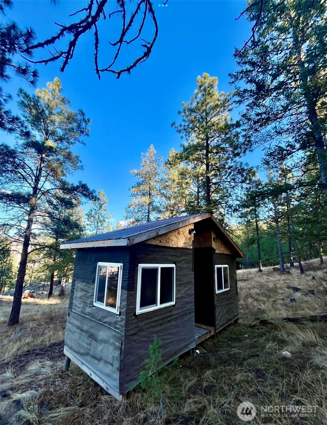 315 Reevas Basin Road Tonasket, WA 98855 - Photo 12 of 25 a backyard of a house with lots of green space