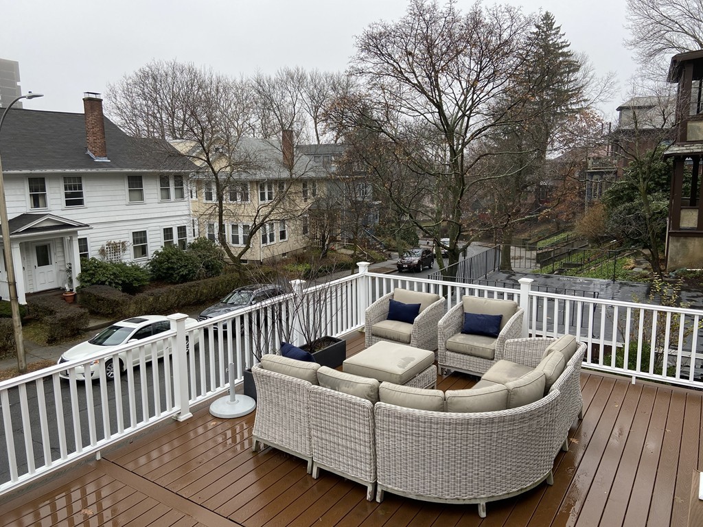 135 University Road, Unit 1 Brookline, MA 02445 - Photo 17 of 18 a view of sitting area on roof deck