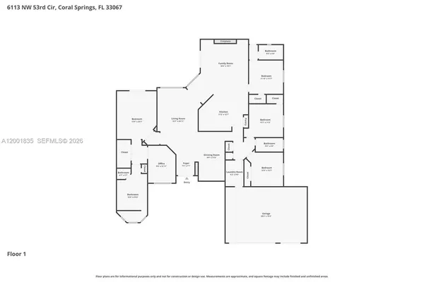 $950,000 | 6113 Northwest 53rd Circle, Coral Springs, FL 33067