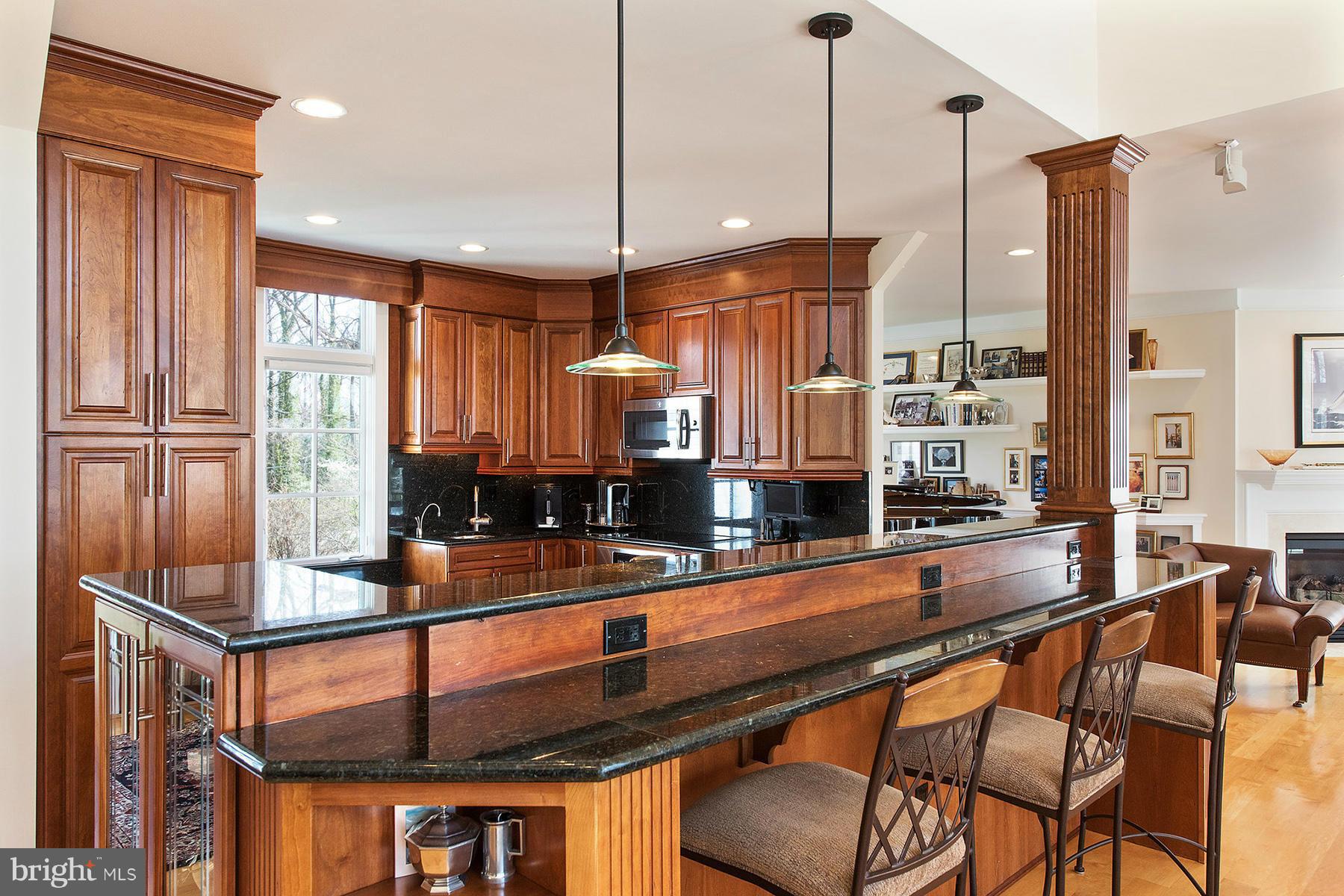 330 North Ferry Point Road Pasadena, MD 21122 - Photo 11 of 30 Gourmet kitchen with cherry cabinets