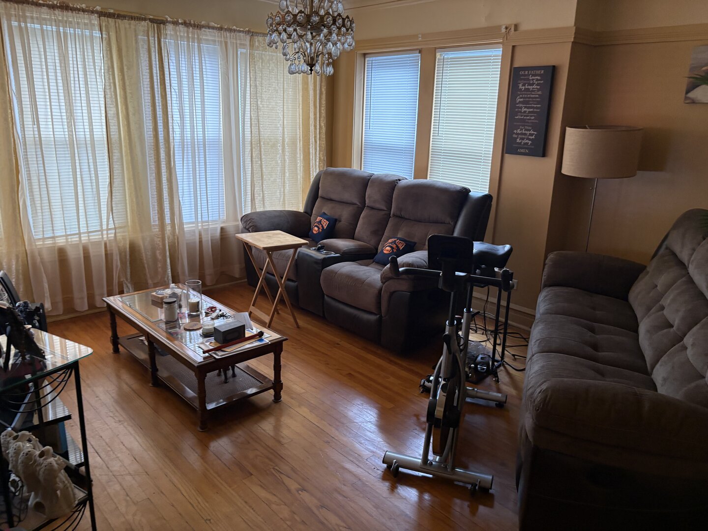 3523 North Whipple Street Chicago, IL 60618 - Photo 38 of 48 a living room with furniture and wooden floor