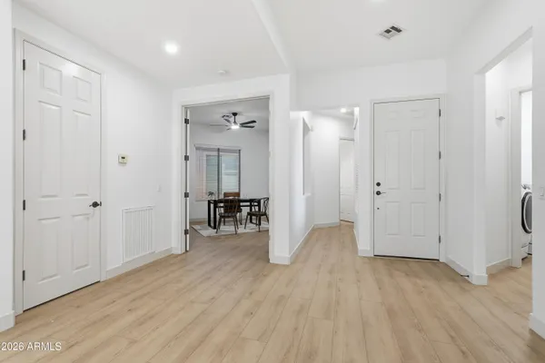 a view of a entryway door of the house