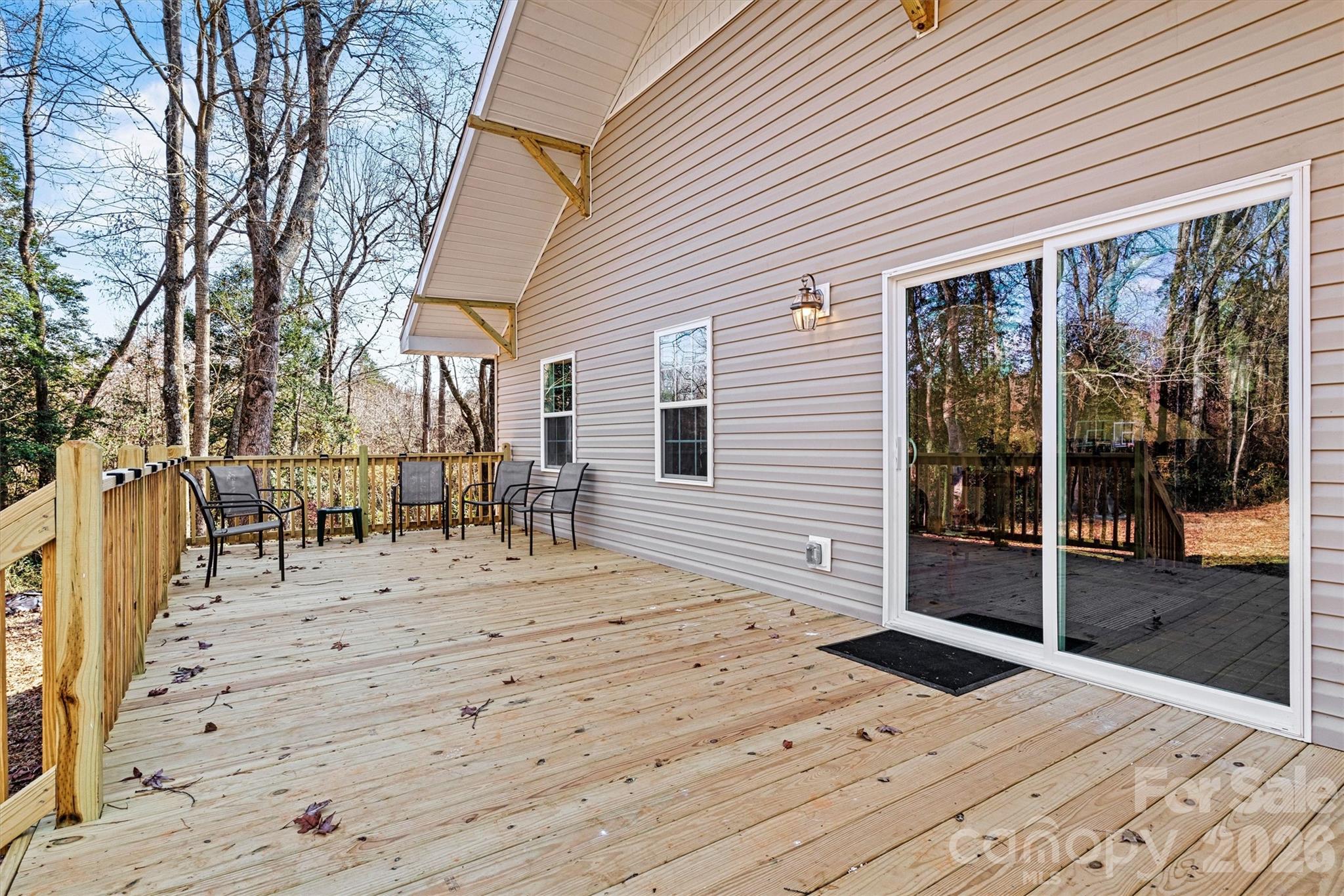 6051 Pointe W Lane Vale, NC 28168 - Photo 23 of 28 a view of backyard with sitting area
