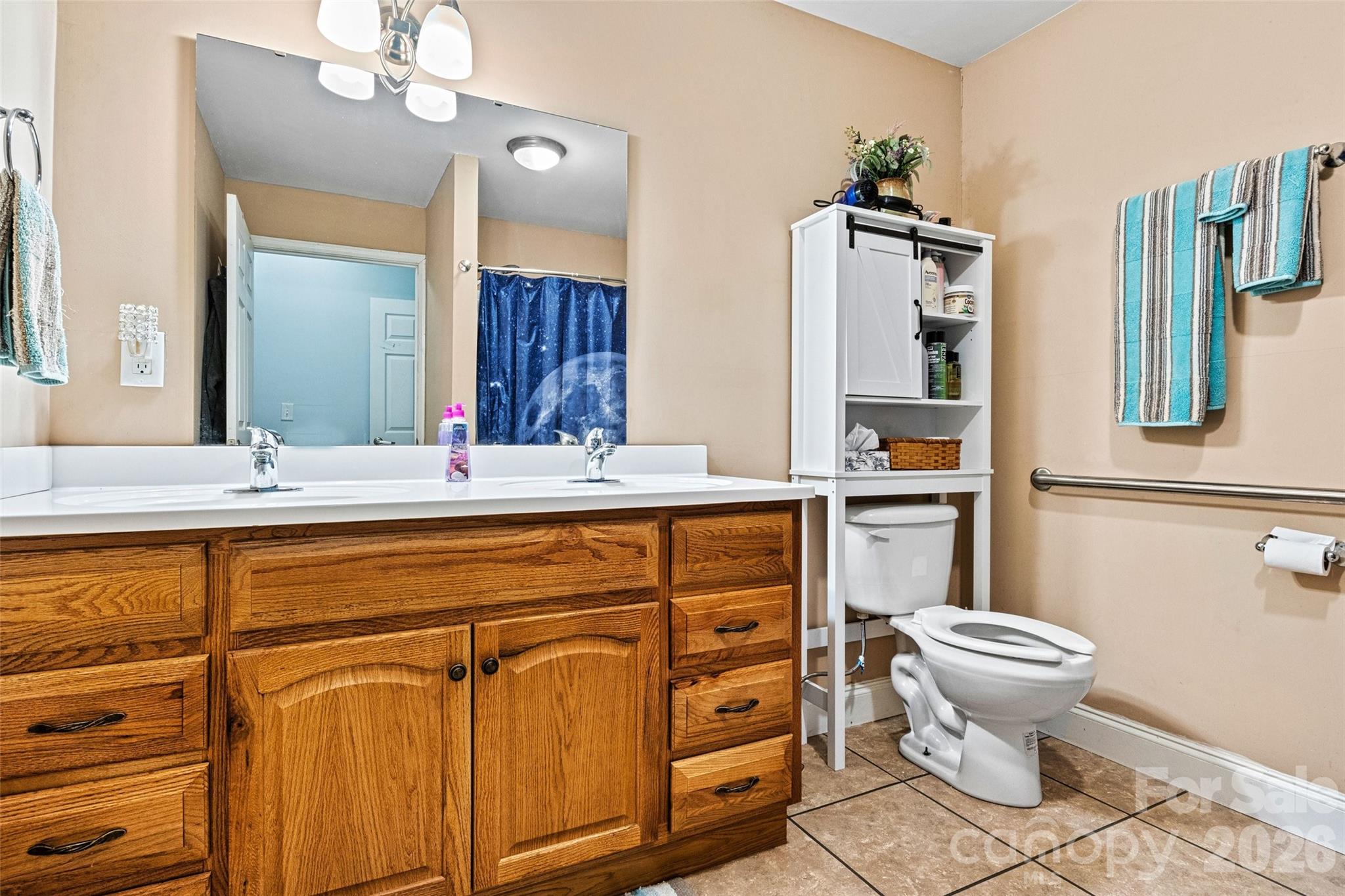 6051 Pointe W Lane Vale, NC 28168 - Photo 6 of 28 a bathroom with a sink toilet and a mirror