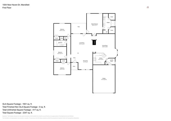 $2,525 | 1504 New Haven Drive, Mansfield, TX 76063