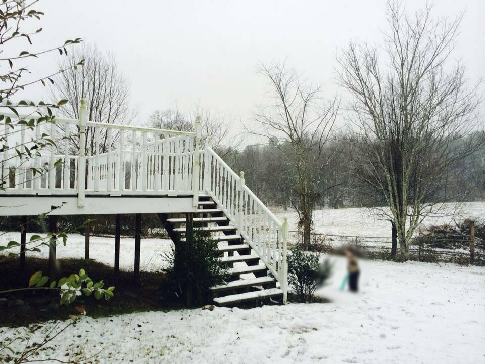 420 Tarvin Road Rock Spring, GA 30739 - Photo 4 of 21 back deck snow