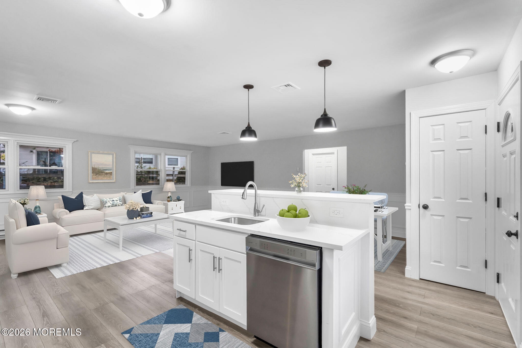 29 Keene Street, Unit 70 Whiting, NJ 08759 - Photo 4 of 18 a view of a kitchen sink and a wooden floor