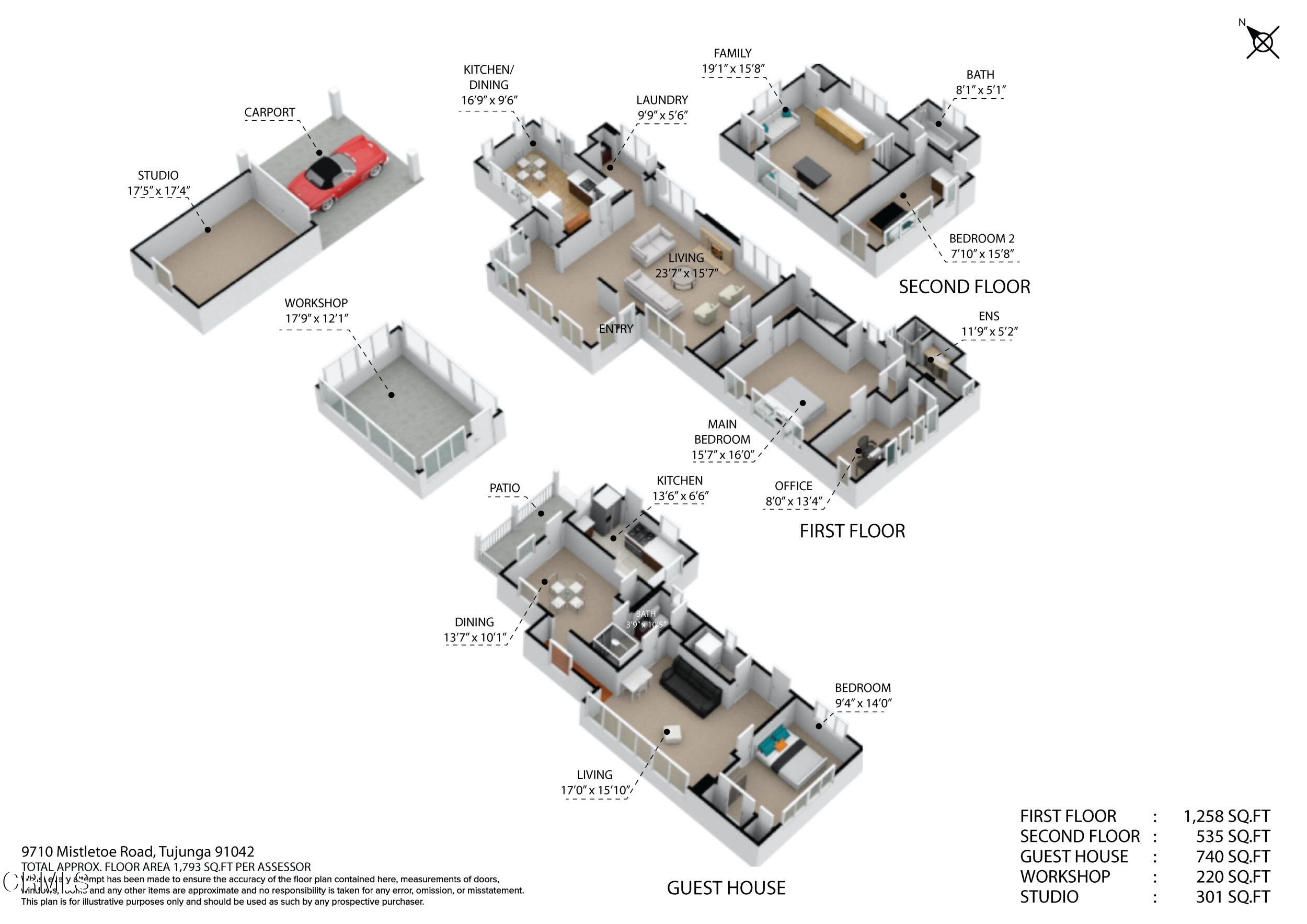 9710 Mistletoe Road Tujunga, CA 91042 - Photo 68 of 68 9710_mistletoe_road_tujunga_91042_-3d