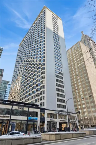 a front view of a building