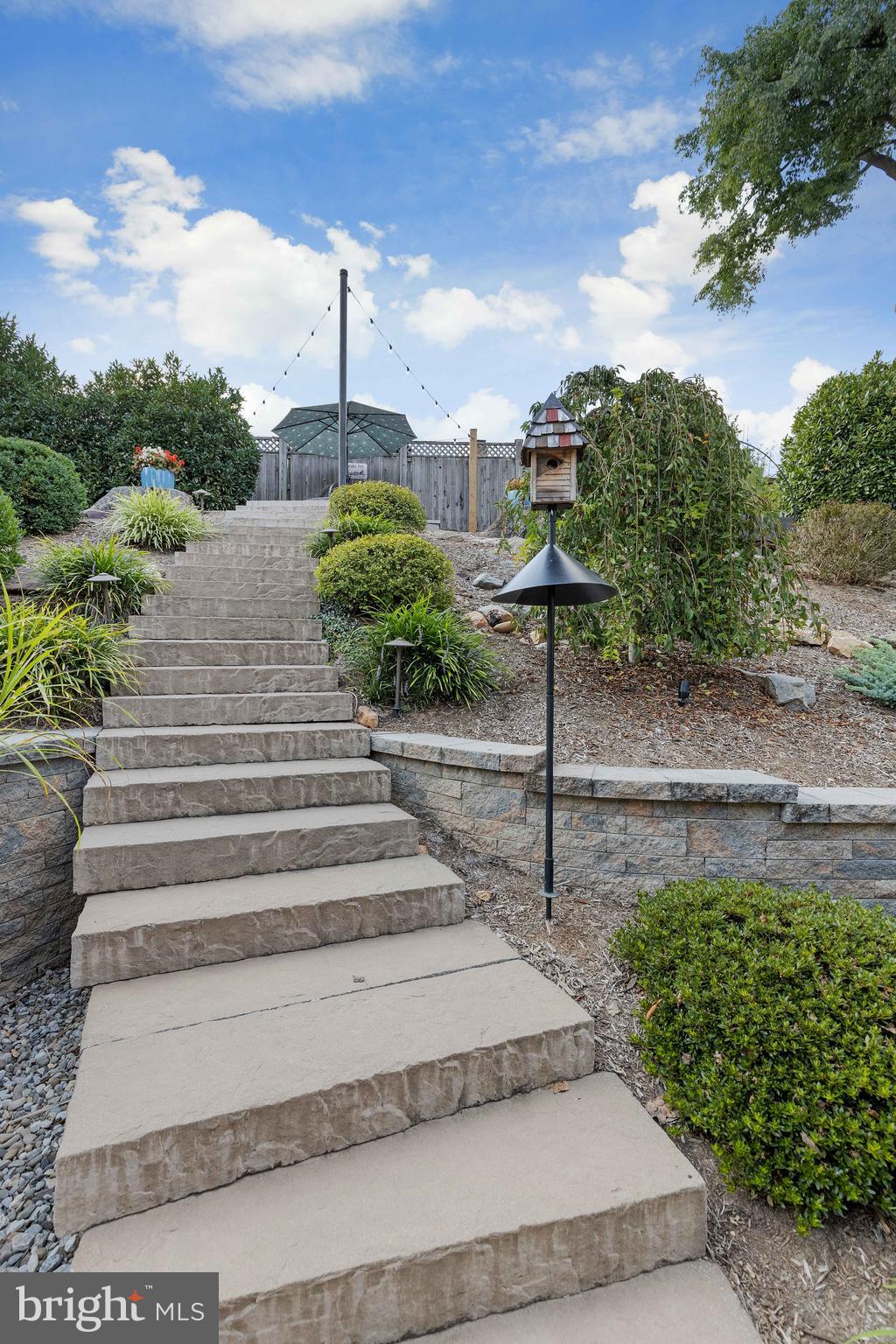 8632 Kerry Lane Springfield, VA 22152 - Photo 41 of 48 Stairs to Fire pit area