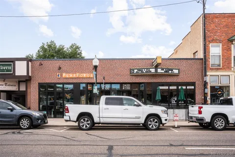 a car parked in front of a building