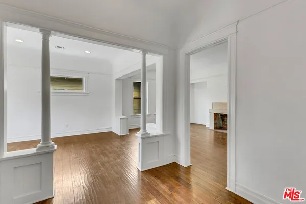 wooden floor in an empty room