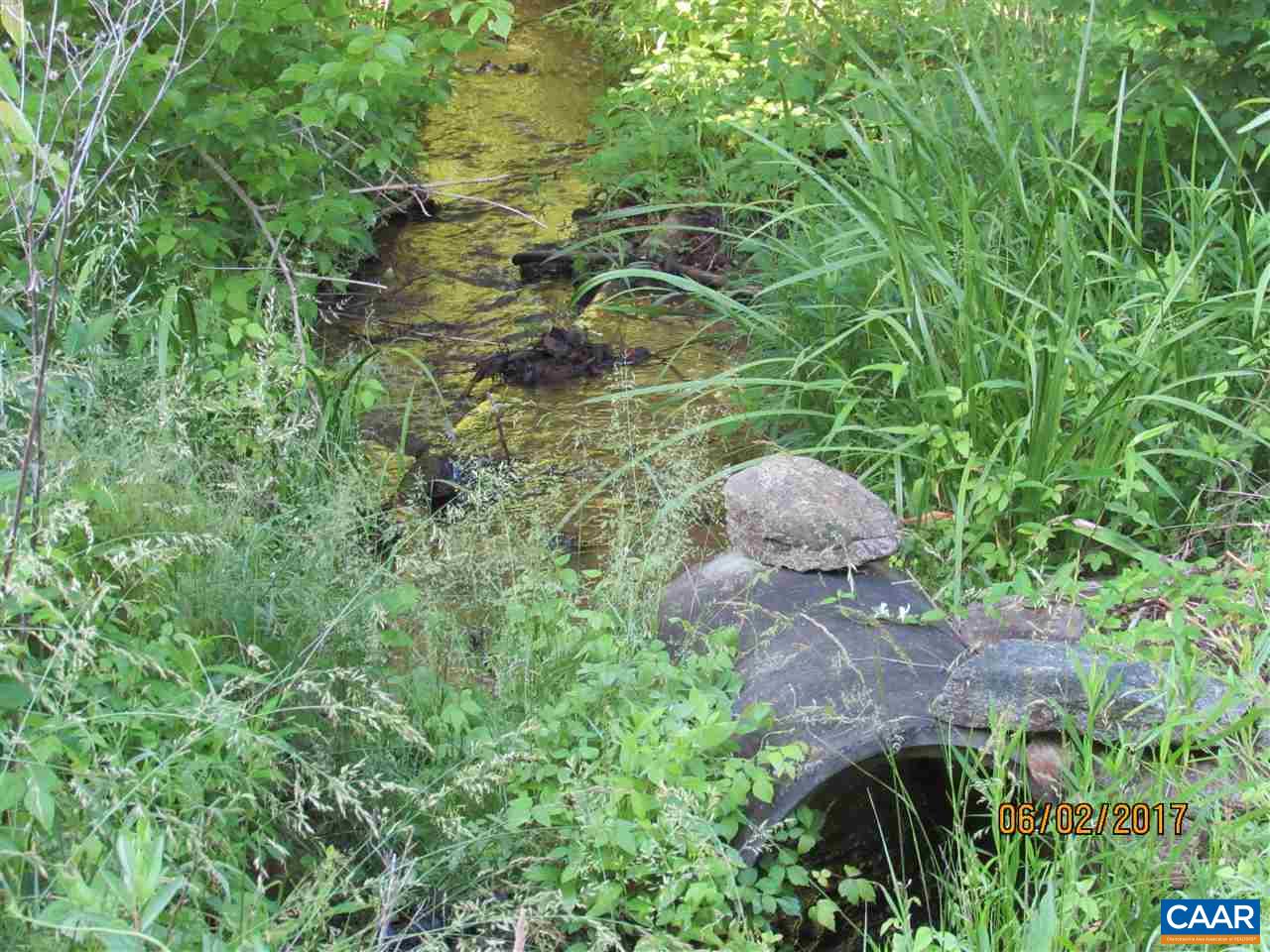 668 Peters Hollow Road Monroe, VA 24574 - Photo 11 of 50 a backyard of a house with lots of green space and a water view