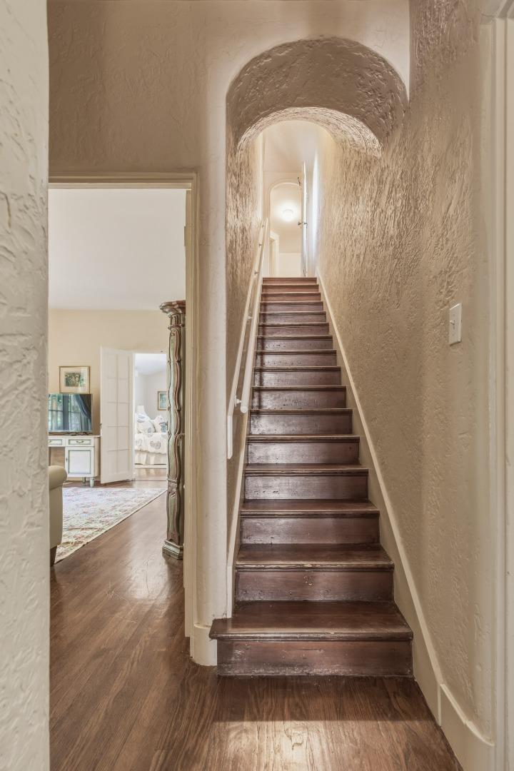 25286 Hatton Road Carmel, CA 93923 - Photo 26 of 34 a view of a hallway with wooden floor and entryway