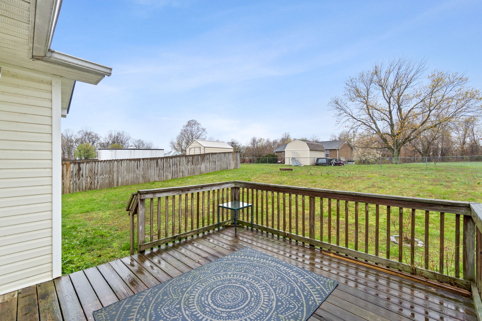 622 Avondale Road Oak Grove, KY 42262 - Photo 24 of 29 a view of a wooden deck with a yard