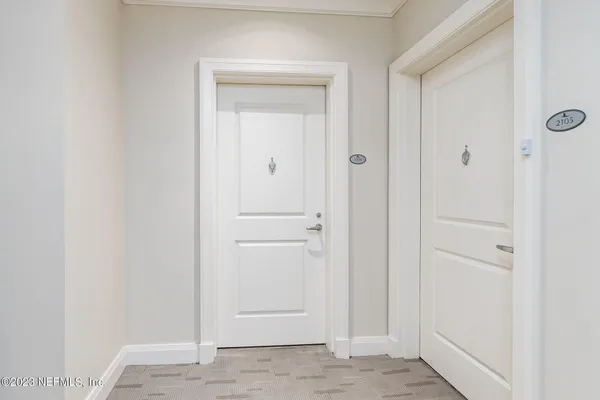 a view of front door