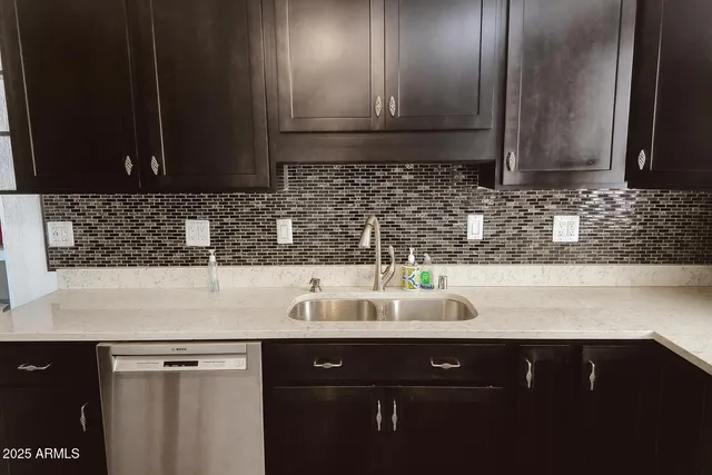 a view of a wooden door