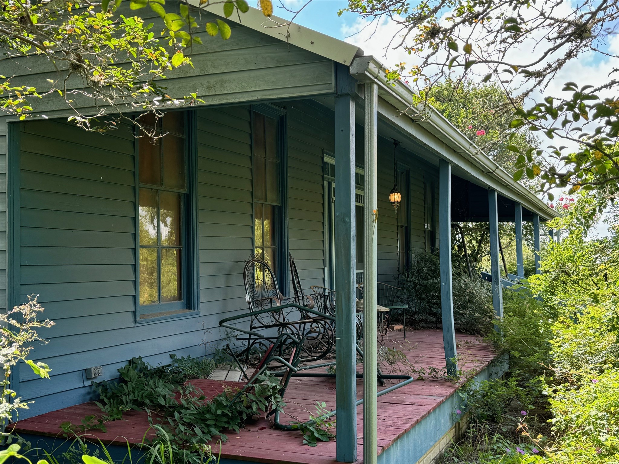 4430 Fm 1457 Round Top, TX 78954 - Photo 13 of 21 a view of a house with a backyard