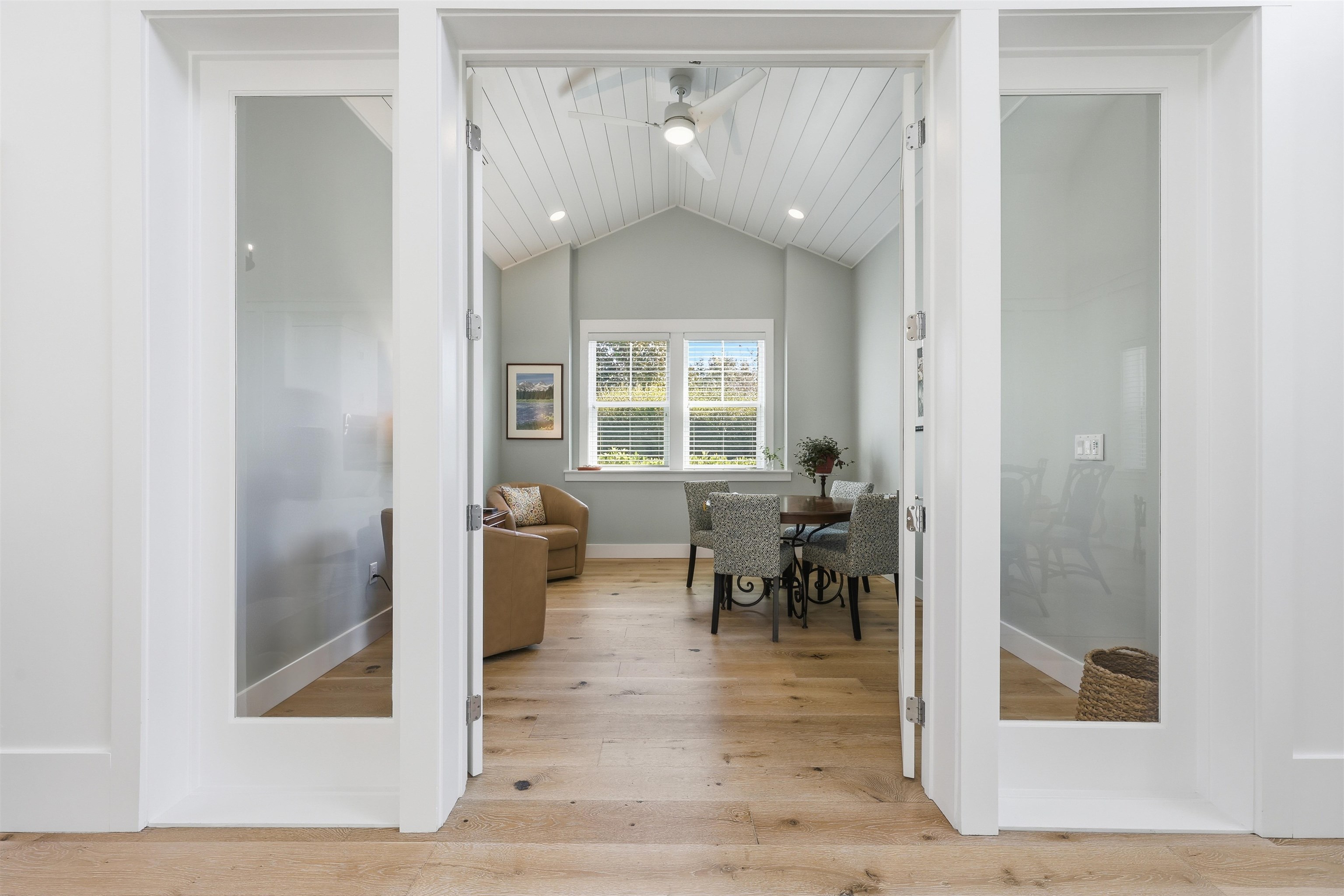 66 Ridgeway Road St. Augustine, FL 32080 - Photo 13 of 53 a view of a hallway with wooden floor and a living room