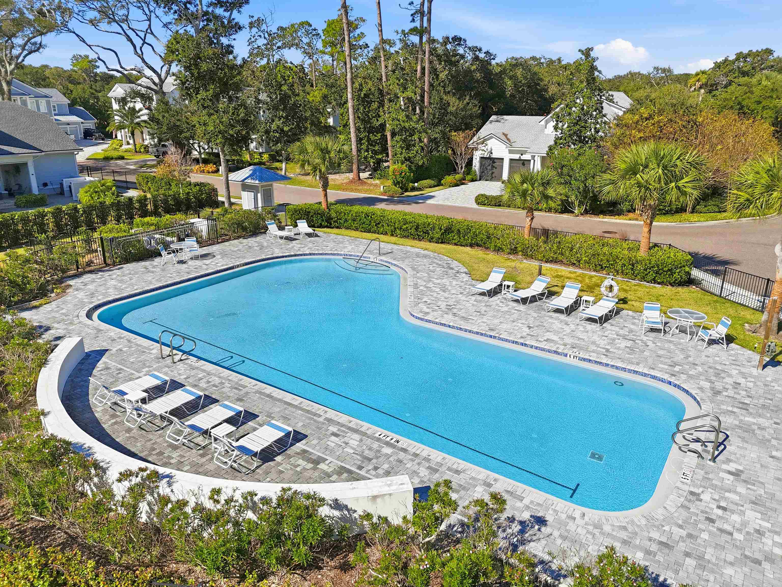 66 Ridgeway Road St. Augustine, FL 32080 - Photo 38 of 53 swimming pool view with a garden view