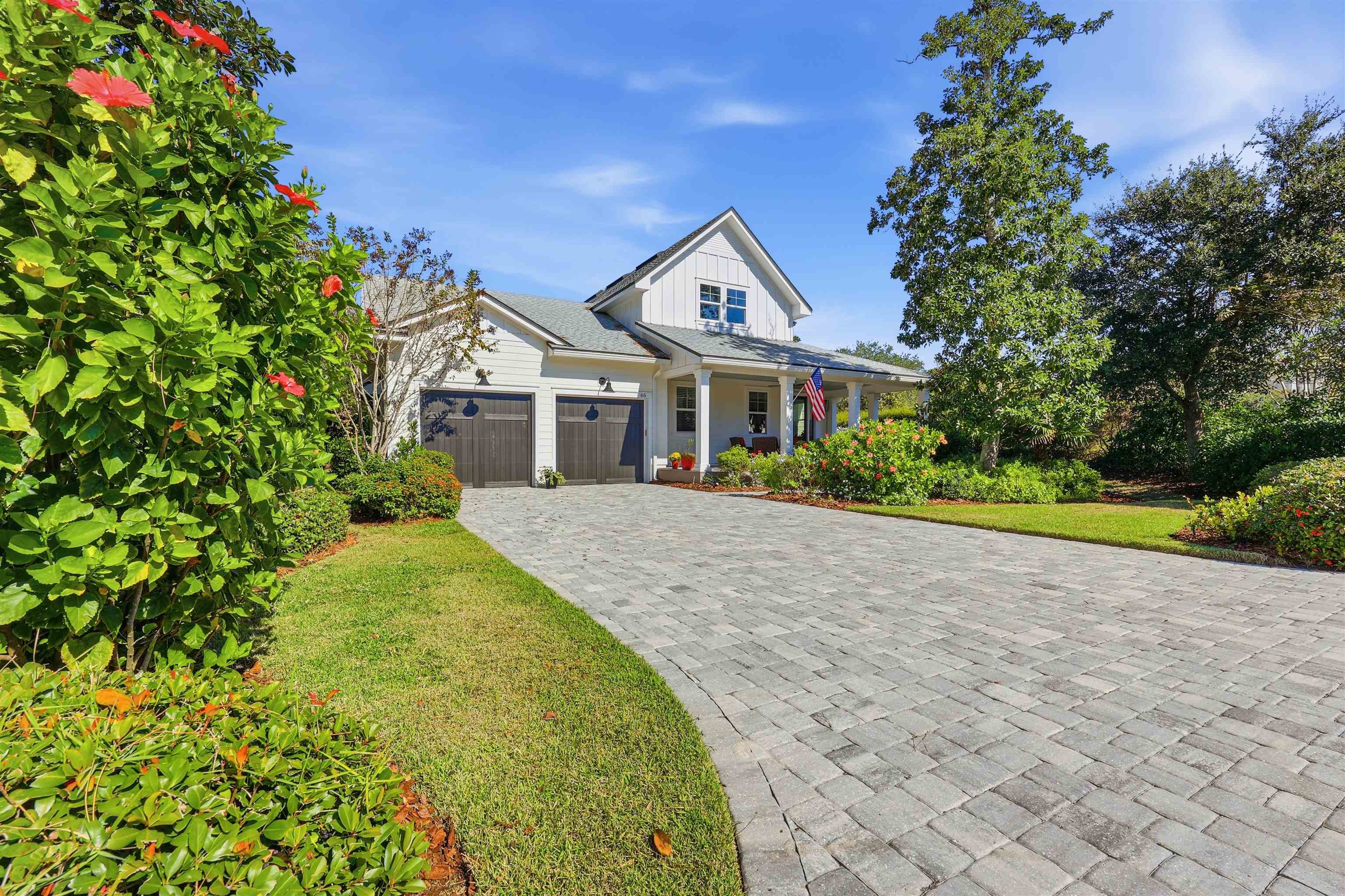 66 Ridgeway Road St. Augustine, FL 32080 - Photo 42 of 53 a front view of house with yard and green space