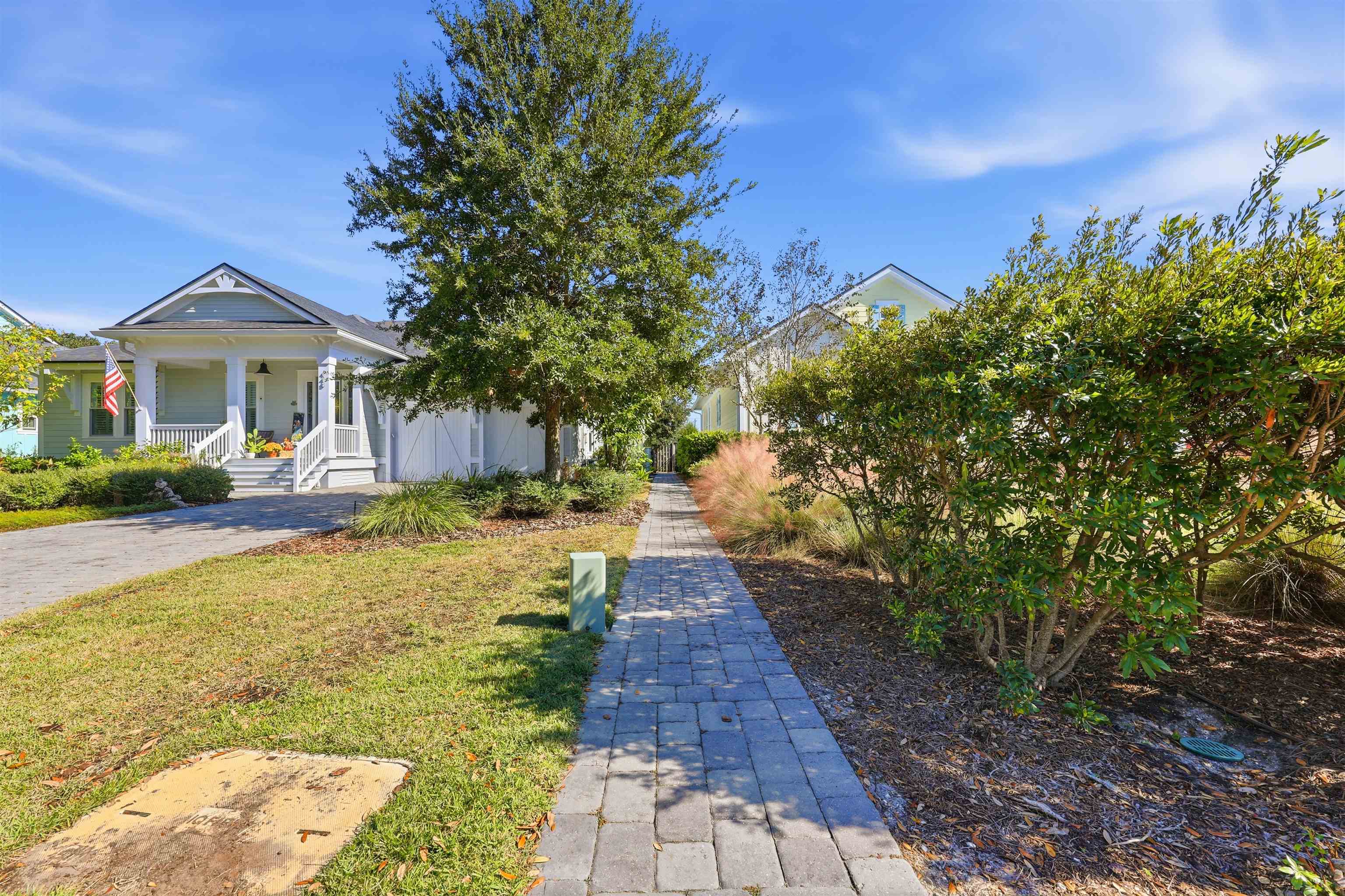 66 Ridgeway Road St. Augustine, FL 32080 - Photo 52 of 53 View of front of home featuring a porch and a front yard