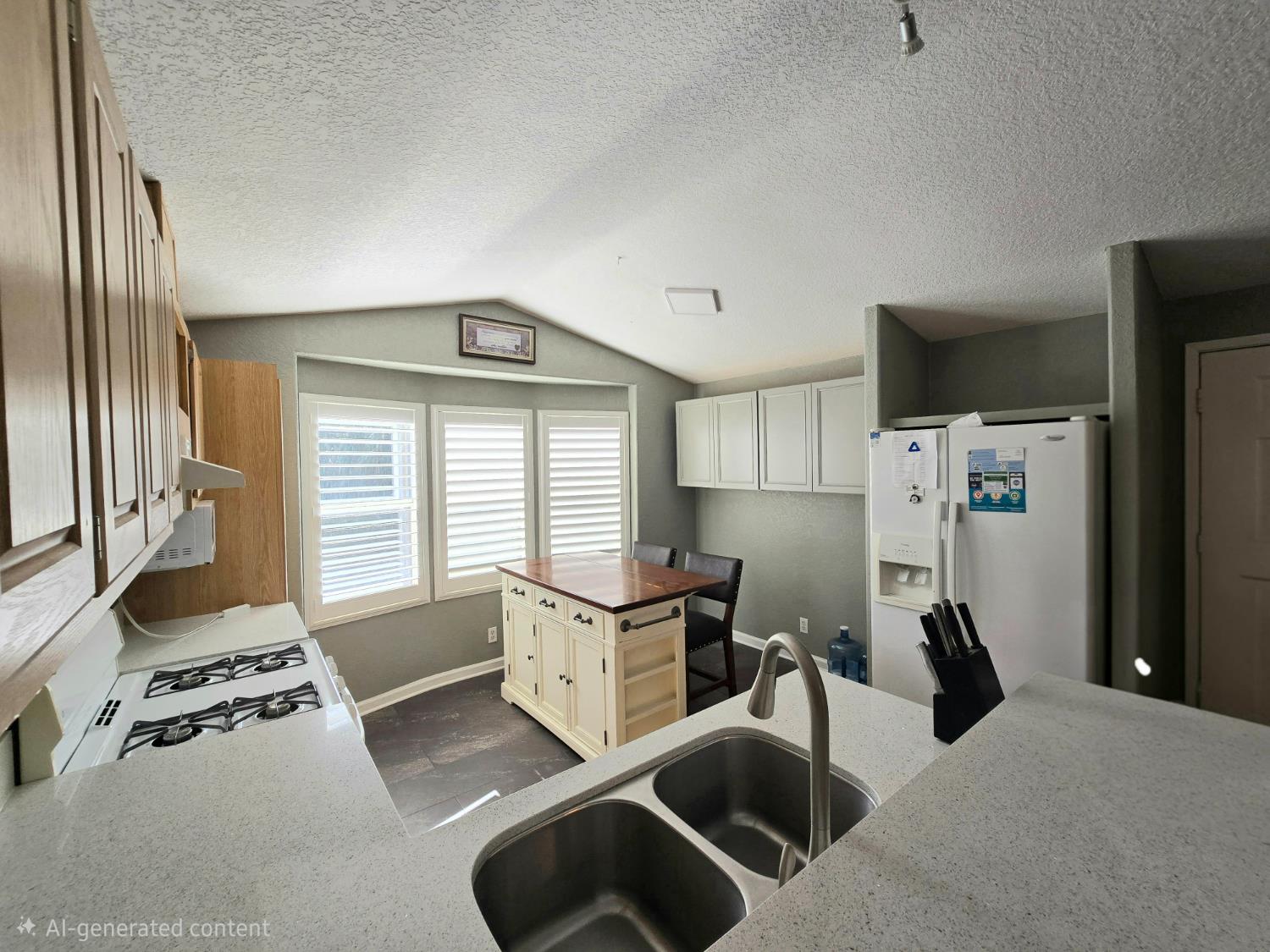13955 West Walnut Grove Road, Unit 26 Walnut Grove, CA 95690 - Photo 6 of 29 a kitchen with stainless steel appliances granite countertop a sink stove and refrigerator