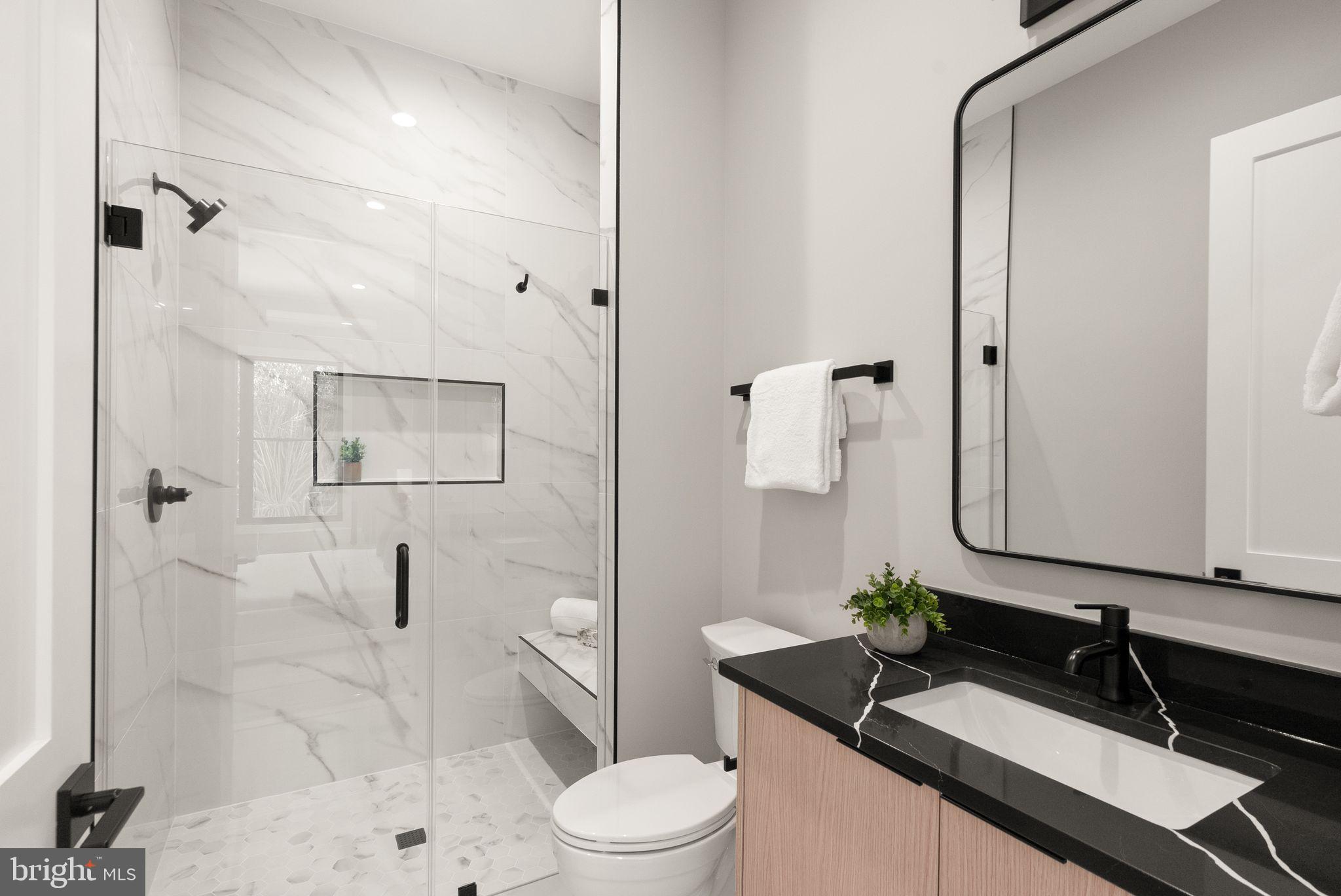 6329 Halsey Road McLean, VA 22101 - Photo 35 of 94 Sleek modern bathroom oasis.