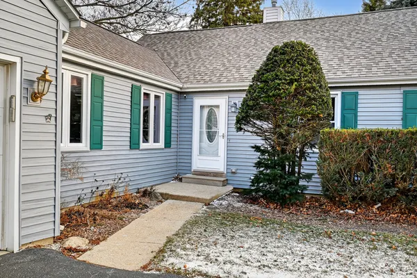 a view of front door