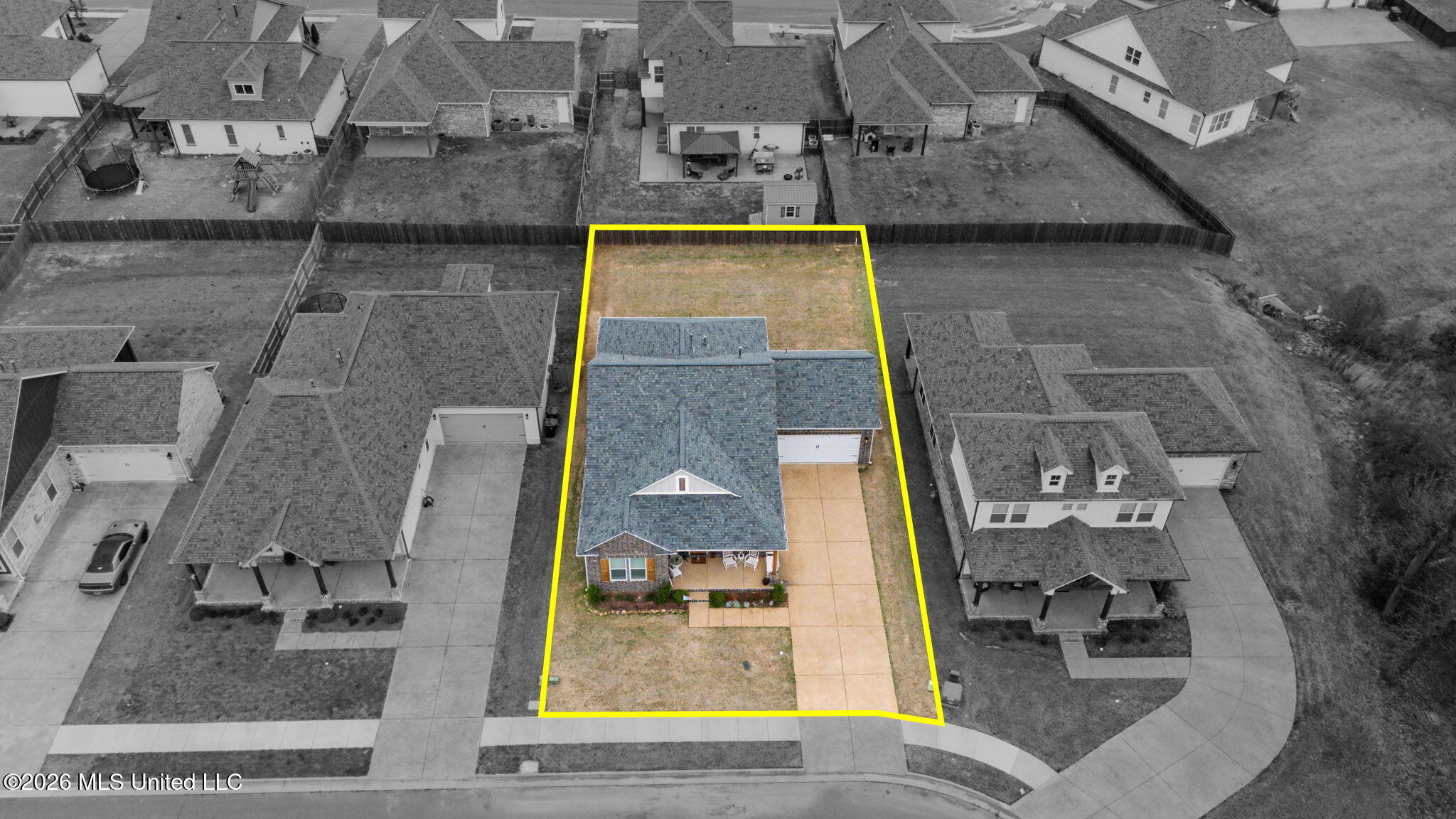 3847 Swan Cove Hernando, MS 38632 - Photo 48 of 50 Lot Outline