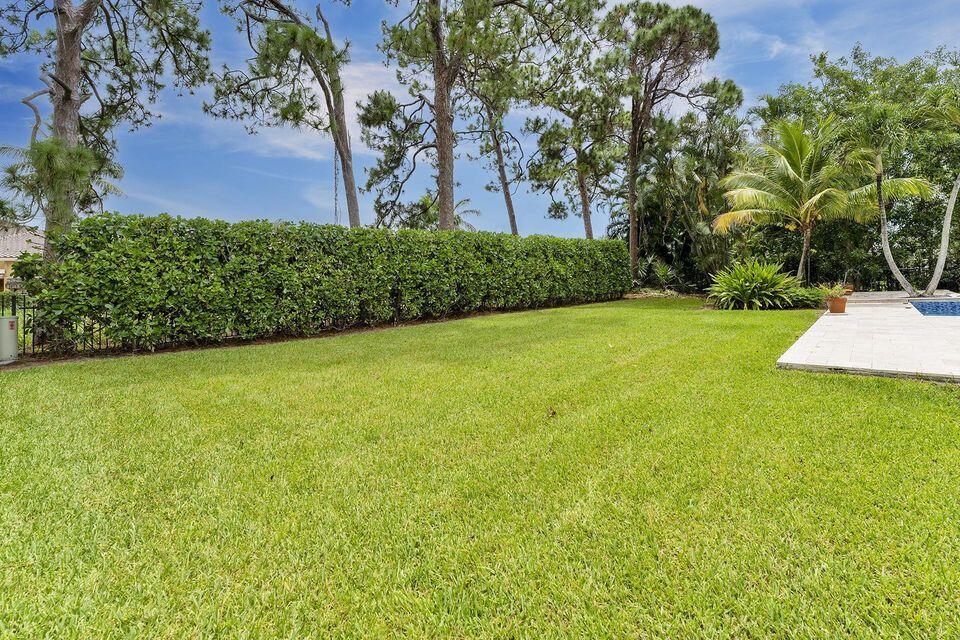 3271 Harrington Drive Boca Raton, FL 33496 - Photo 3 of 43 a view of a garden with plants and large trees
