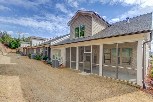 a view of a house with a outdoor space