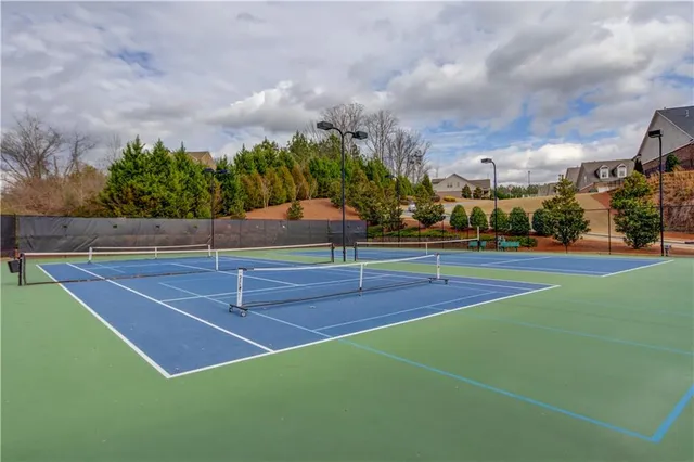 a view of a tennis court