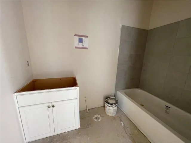 a utility room with a washer and dryer
