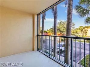 a view of a balcony