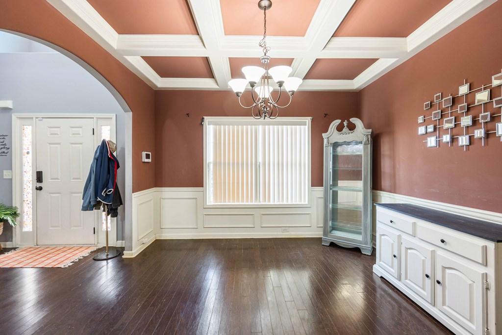 4936 Brightstar Lane Columbus, GA 31907 - Photo 12 of 42 a view of an empty room with wooden floor and a window