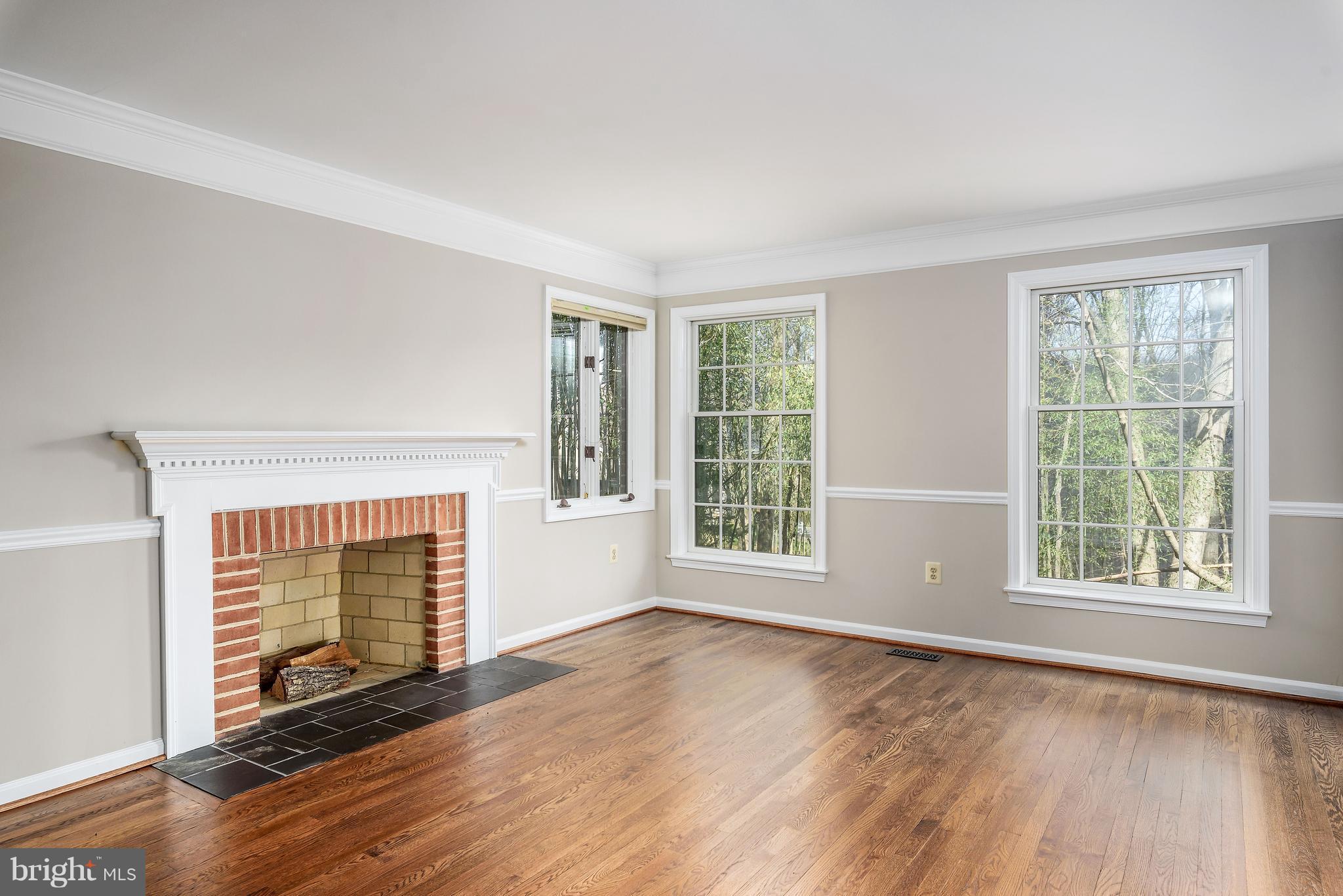 2003 Roundhouse Road Vienna, VA 22181 - Photo 6 of 30 Wood burning fireplace in Living Room with views