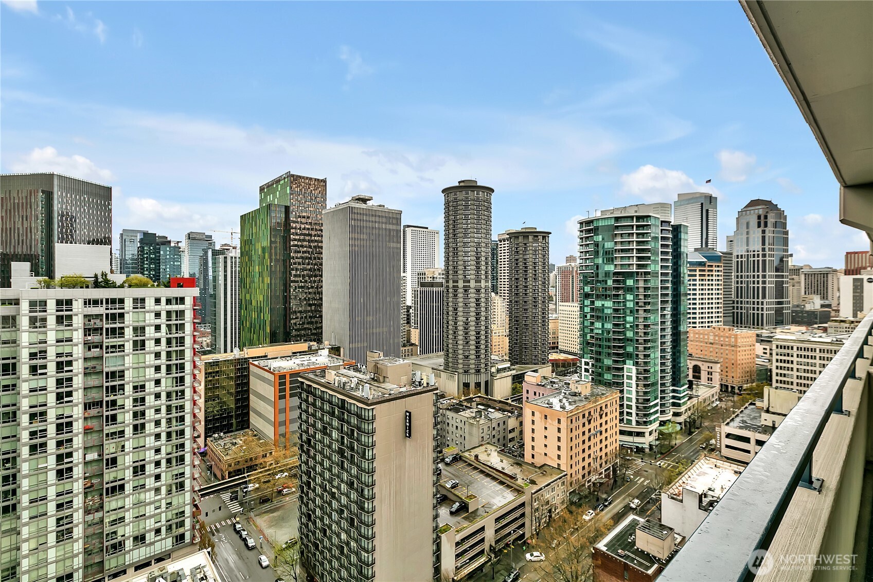 2100 3rd Avenue, Unit 2606 Seattle, WA 98121 - Photo 13 of 37 a view of balcony with furniture