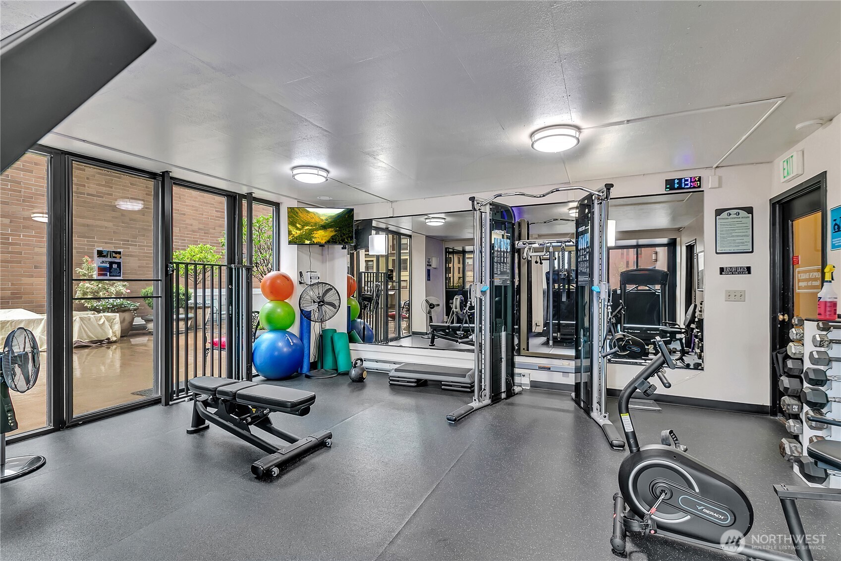 2100 3rd Avenue, Unit 2606 Seattle, WA 98121 - Photo 33 of 37 a view of a room with gym equipment