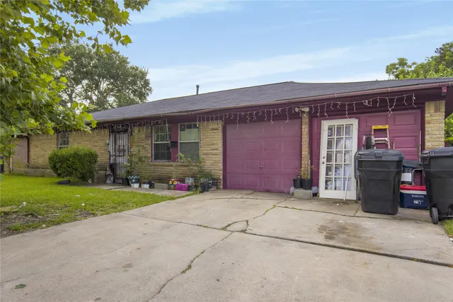 a view of a house with a patio