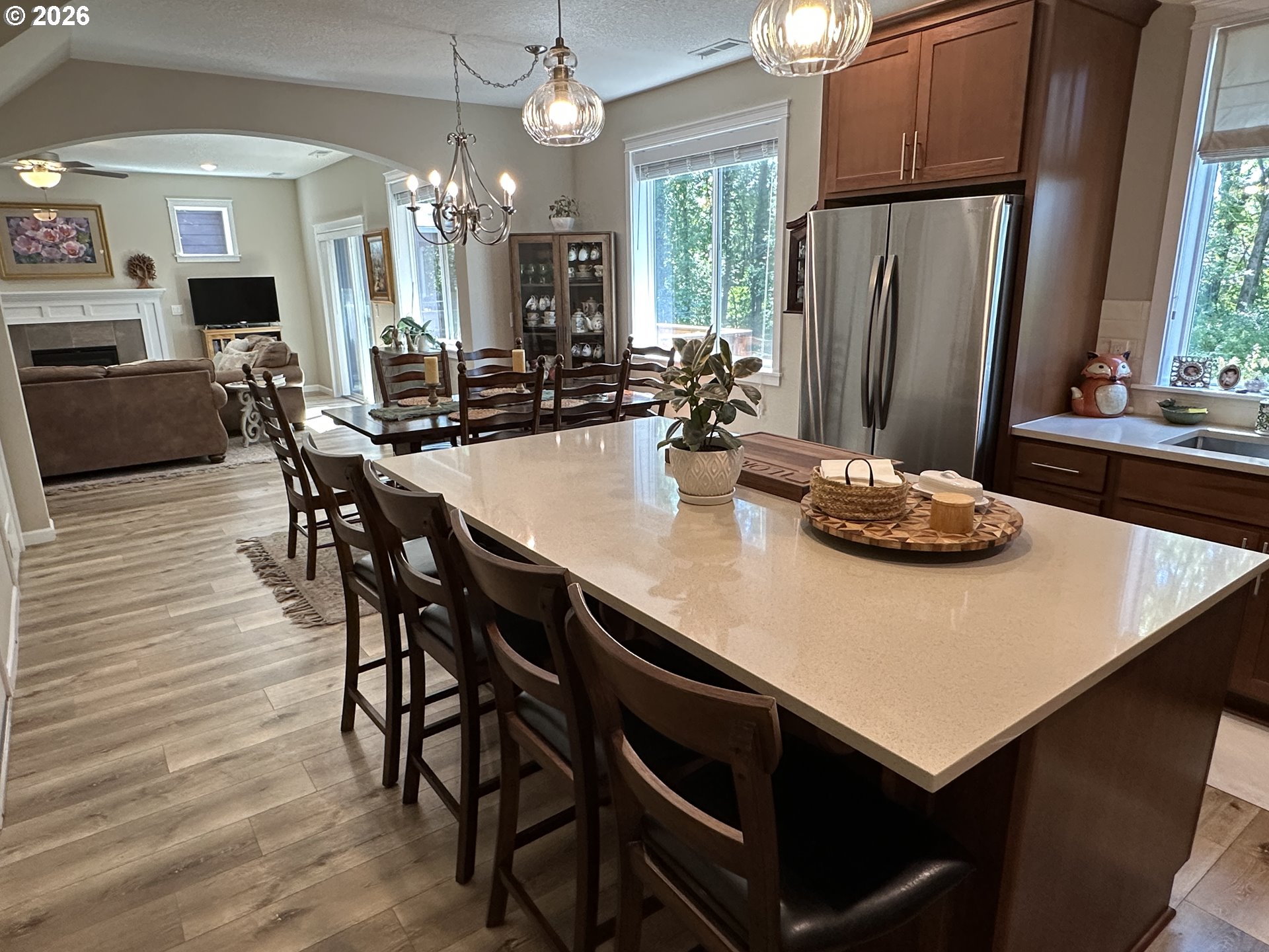 59290 Forest Trail Circle St. Helens, OR 97051 - Photo 11 of 33 a view of a dining room with furniture window and outside view