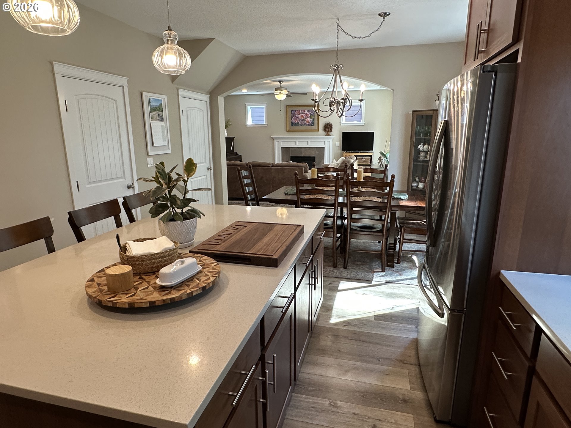 59290 Forest Trail Circle St. Helens, OR 97051 - Photo 13 of 33 a kitchen with a table and chairs