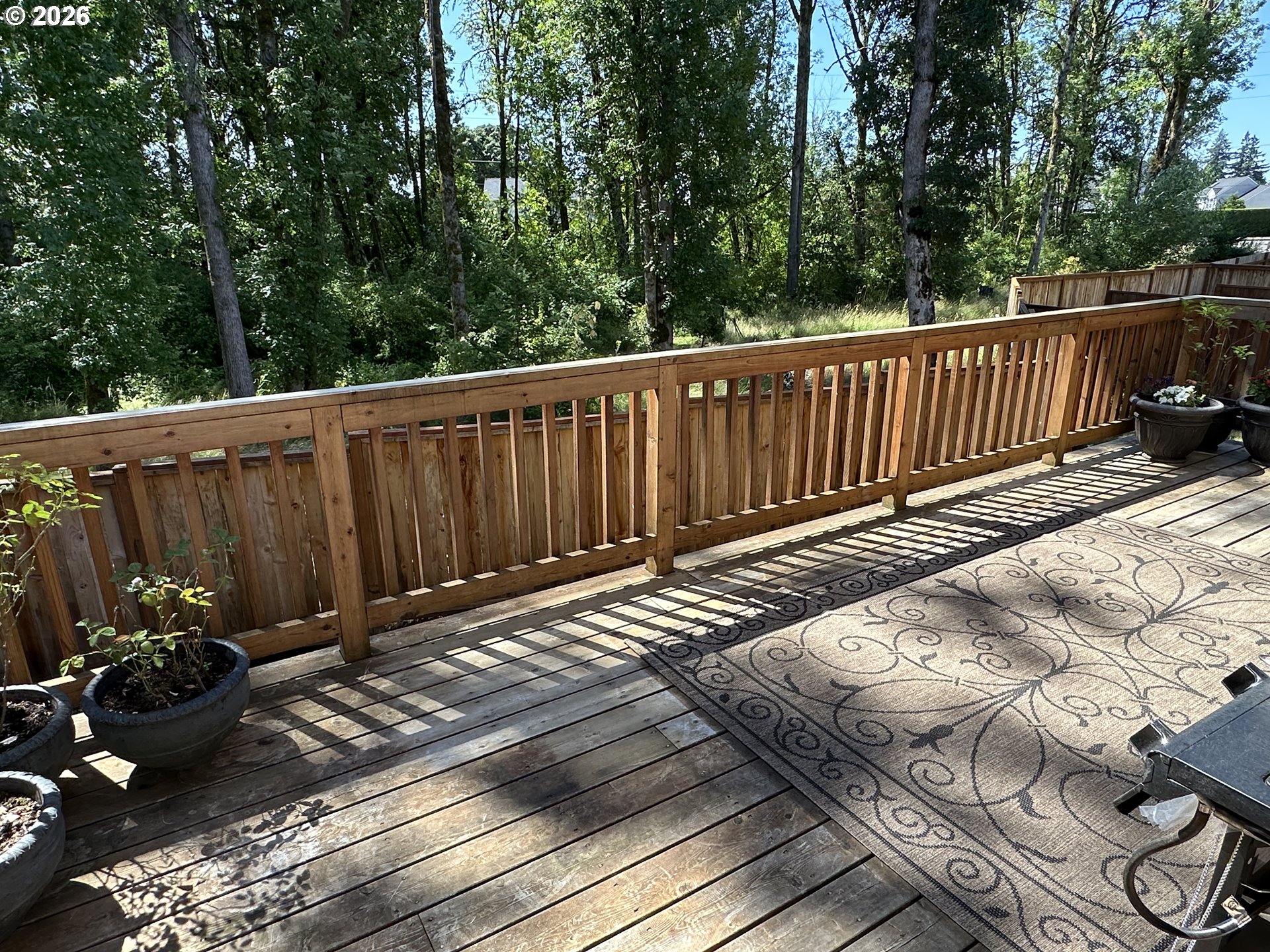 59290 Forest Trail Circle St. Helens, OR 97051 - Photo 30 of 33 a view of a wooden fence