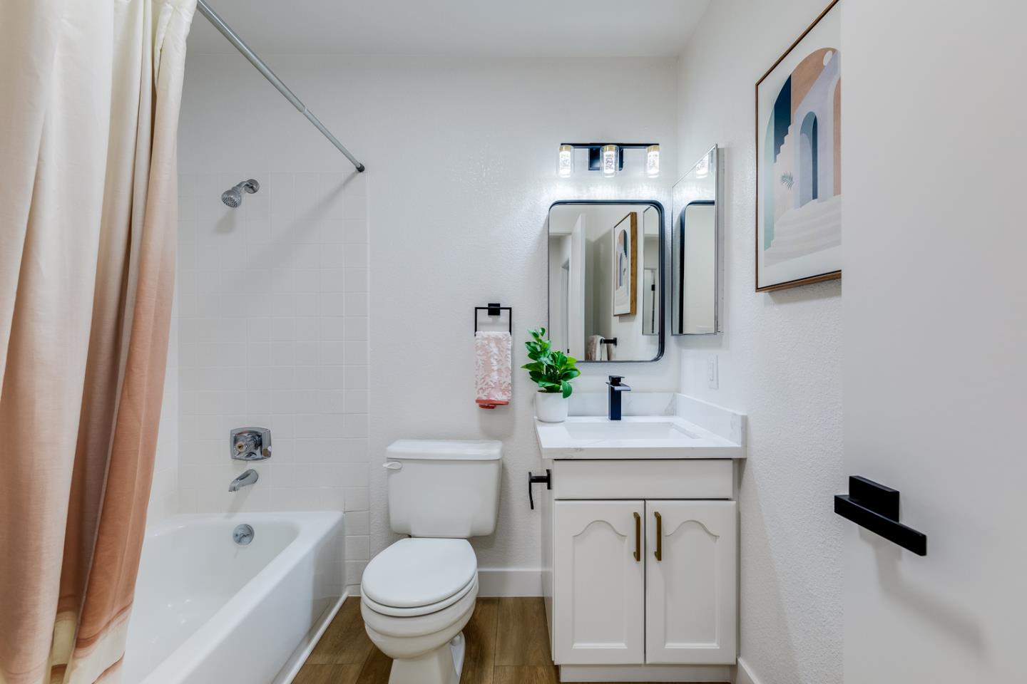 645 Sharp Park Road Pacifica, CA 94044 - Photo 22 of 34 a bathroom with a sink toilet and shower