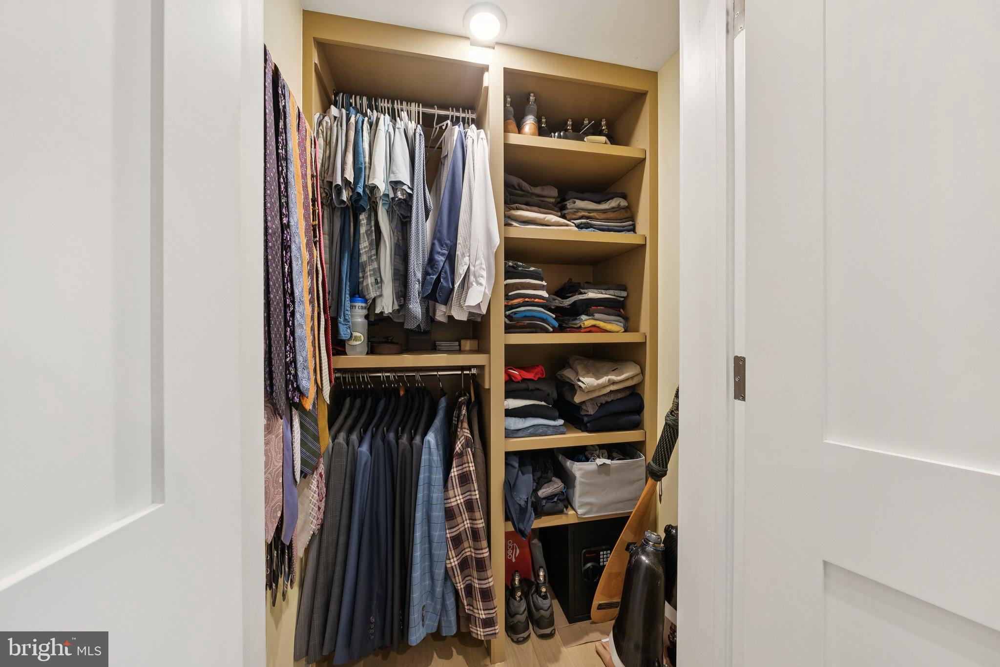 1301 Potomac Avenue Southeast, Unit 2 Washington, DC 20003 - Photo 23 of 27 a view of walk in closet with clothes and shoes